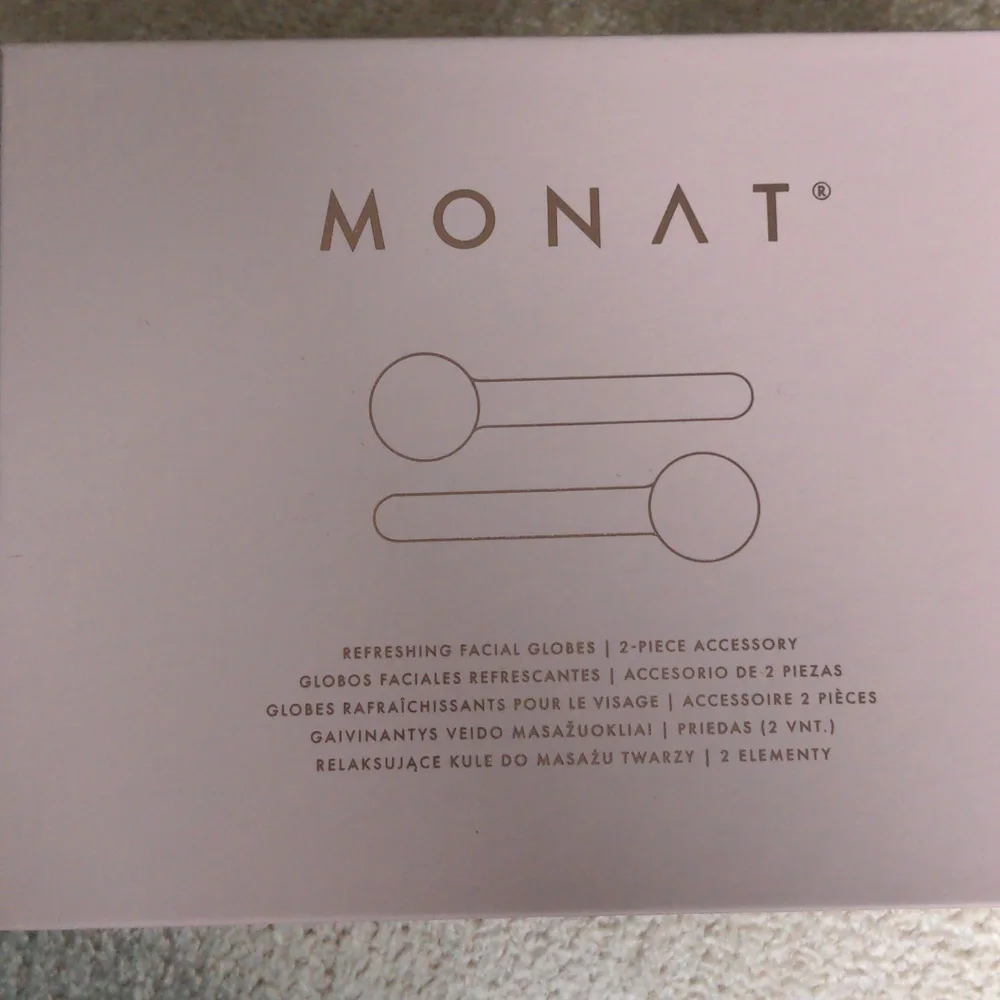 New MONAT Refreshing Facial Globes & Thermamask Gel Mask Skin Care